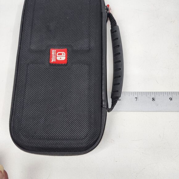 Nintendo Switch Game Deluxe Travel Carry Case Hard Shell Black - Picture 10 of 11
